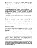 Exponga que es terapia biomédica: modelos de tratamientos biológicos y como se aplica (tome en cuenta los diferentes modelos)