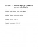 Toma de muestras compuestas con fines de fertilización