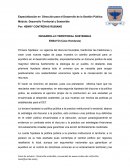 EL NUEVO DESARROLLO TERRITORIAL SOSTENIBLE