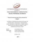 Proyecto de tesis para optar el título profesional de Abogado