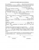 CONTRATO DE COMPRA VENTA DE UN VEHÍCULO
