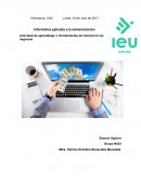 Actividad de aprendizaje 3. Herramientas de internet en los negocios