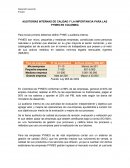 AUDITORÍAS INTERNAS DE CALIDAD Y LA IMPORTANCIA PARA LAS PYMES EN COLOMBIA