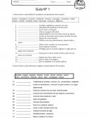 Anota frente a cada definición la palabra correspondiente del recuadro