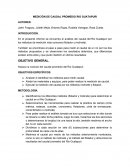 MEDICIÓN DE CAUDAL PROMEDIO RIO GUATAPURI