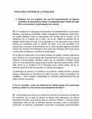 UNA HISTORIA DE LA PSICOLOGÍA Y SUS AREAS