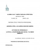 Actividad de aprendizaje La ética, la responsabilidad social y el medio ambiente