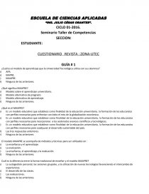 ESCUELA DE CIENCIAS APLICADAS “ING. JULIO CÉSAR ORANTES”. CICLO 01-2016. Seminario Taller de Competencias. Página 1