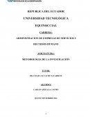 LA GRAN ADMINISTRACION DE EMPRESAS DE SERVICIOS Y RECURSOS HUMANO