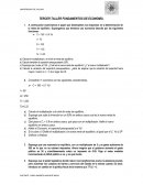 TERCER TALLER FUNDAMENTOS DE ECONOMÍA.