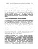 Establece y fundamenta clinicamente el diagnostico mas probable en este paciente