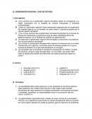 EL GOBERNADOR REGIONAL CASO DE ESTUDIO