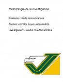 Ensayo sobre el suicidio en adolescentes