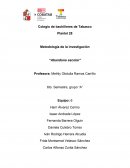 Metodología de la investigación “Abandono escolar”