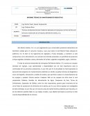 INFORME TÉCNICO DE MANTENIMIENTO PREDICTIVO