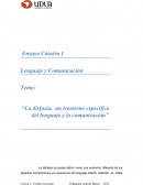 La disfasia, un trastorno específico del lenguaje y la comunicación