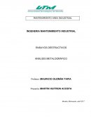 QUÉ ES EL ANÁLISIS METALOGRÁFICO