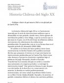 Historia chilena del siglo XX