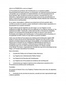 ¿Qué es la PRODECON y como se integra?