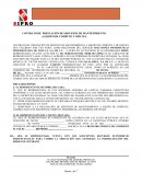 CONTRATO DE PRESTACIÓN DE SERVICIOS DE MANTENIMIENTO A EQUIPO DE COMPUTO Y OFICINA