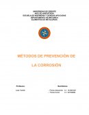 MÉTODOS DE PREVENCIÓN DE LA CORROSIÓN