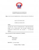 ANALISIS DEL TITULO IV PARTICIPACION Y ORGANIZACIÓN DEL PODER DE LA CONTITUCION DEL ECUADOR MEDIANTE LOS ELEMENTOS CONSTITUTIVOS DEL ESTADO Y LA REALIDAD SOCIAL