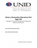 Funciones Emergentes de la Educación Superior, primera parte.