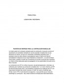FUENTES DE ENERGÍA PARA LA CONTRACCIÓN MUSCULAR