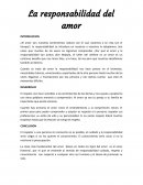 La responsabilidad del amor