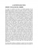LA ANTROPOLOGIA FISICA ORIGEN Y EVOLUCION DEL HOMBRE.