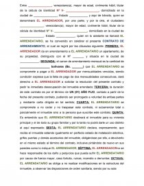 FORMATO DE ARRENDAMIENTO SIMPLE. Página 1