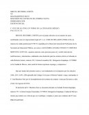 RESCISIÓN DE CONTRATO DE COMPRA-VENTA