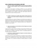 CASO 1: PASION POR LAS ACTIVIDADES AL AIRE LIBRE