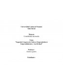 EL Segundo Congreso de Lideres Emprendedores