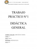 DIDÁCTICA GENERAL TRABAJO PRÁCTICO