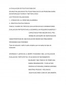 LA EVALUACION DE POLITICAS PUBLICAS: EN UNA EVALUACION DE POLITICAS PUBLICAS ES UN PROBLEMA DIARIO DE NATURALEZA TEORICA Y METODOLOGICA