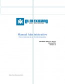 Manual Administrativo Para el sistema de control de fotografías EDITORIAL KINO, S.A. DE C.V