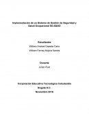 Implementación de un Sistema de Gestión de Seguridad y Salud Ocupacional SG-S&SO