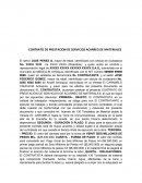 CONTRATO DE PRESTACION DE SERVICIOS ACARREO DE MATERIALES