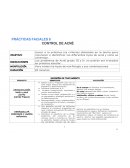 Los problemas de Acné grado no podrán ser tratados en práctica escolar.