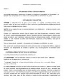 UNIDAD 1: DIFERENCIAS ENTRE COSTOS Y GASTOS