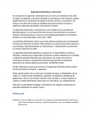 Seguridad alimentaria y nutricional
