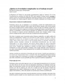 ¿Quién es el verdadero empleador en el trabajo sexual?