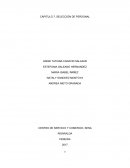 CAPITULO 7, SELECCIÓN DE PERSONAL