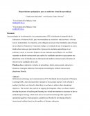 Requerimientos pedagógicos para un ambiente virtual de aprendizaje