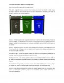 Control de los residuos sólidos en el colegio claret