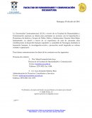 CARTA DE CONTACTO