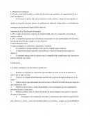 Como es La Planeacion Estrategica