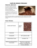 CAFÉ EN GRANO PERUANO PRINCIPAL MERCADO