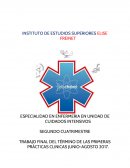 UN TRABAJO FINAL DEL TÉRMINO DE LAS PRIMERAS PRÁCTICAS CLINICAS JUNIO-AGOSTO 2017.